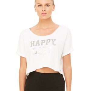 Alo Yoga Happy Baby Tee